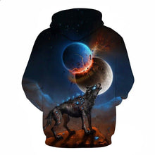 Load image into Gallery viewer, 3D Wolf Hoodie Collection V21