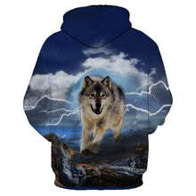 Load image into Gallery viewer, 3D Wolf Hoodie Collection V21