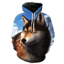 Load image into Gallery viewer, 3D Wolf Hoodie Collection V20