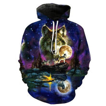 Load image into Gallery viewer, 3D Wolf Hoodie Collection V20