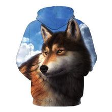 Load image into Gallery viewer, 3D Wolf Hoodie Collection V20