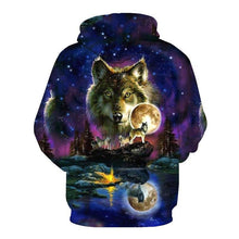 Load image into Gallery viewer, 3D Wolf Hoodie Collection V20