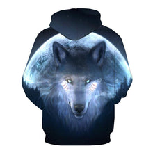 Load image into Gallery viewer, 3D Wolf Hoodie Collection V20