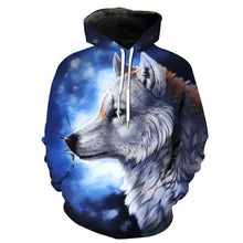 Load image into Gallery viewer, 3D Wolf Hoodie Collection V18