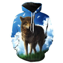 Load image into Gallery viewer, 3D Wolf Hoodie Collection V18