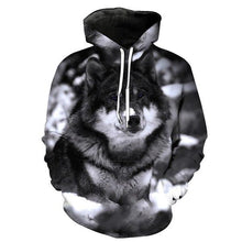 Load image into Gallery viewer, 3D Wolf Hoodie Collection V18