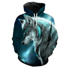 Load image into Gallery viewer, 3D Wolf Hoodie Collection V18