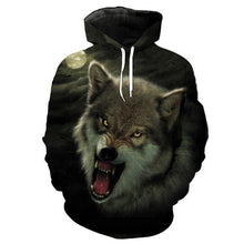 Load image into Gallery viewer, 3D Wolf Hoodie Collection V17