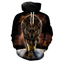 Load image into Gallery viewer, 3D Wolf Hoodie Collection V17
