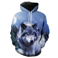 Load image into Gallery viewer, 3D Wolf Hoodie Collection V17