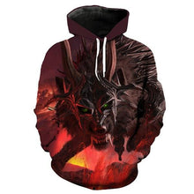 Load image into Gallery viewer, 3D Wolf Hoodie Collection V17