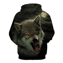 Load image into Gallery viewer, 3D Wolf Hoodie Collection V17