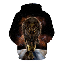 Load image into Gallery viewer, 3D Wolf Hoodie Collection V17