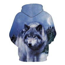 Load image into Gallery viewer, 3D Wolf Hoodie Collection V17