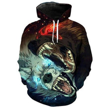 Load image into Gallery viewer, 3D Wolf Hoodie Collection V16