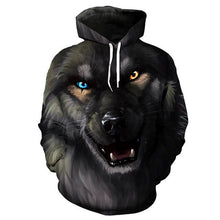 Load image into Gallery viewer, 3D Wolf Hoodie Collection V15