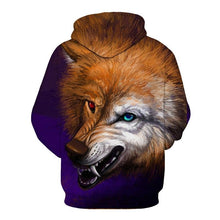 Load image into Gallery viewer, 3D Wolf Hoodie Collection V15