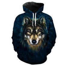 Load image into Gallery viewer, 3D Wolf Hoodie Collection V13