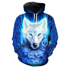 Load image into Gallery viewer, 3D Wolf Hoodie Collection V13