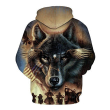 Load image into Gallery viewer, 3D Wolf Hoodie Collection V13