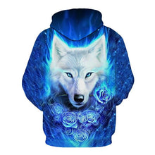 Load image into Gallery viewer, 3D Wolf Hoodie Collection V13