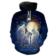 Load image into Gallery viewer, 3D Wolf Hoodie Collection V12