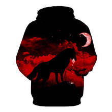 Load image into Gallery viewer, 3D Wolf Hoodie Collection V12