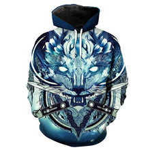 Load image into Gallery viewer, 3D Wolf Hoodie Collection V14