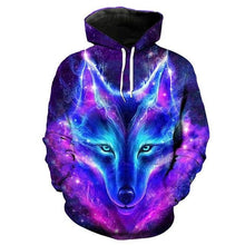 Load image into Gallery viewer, 3D Wolf Hoodie Collection V14