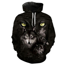 Load image into Gallery viewer, 3D Wolf Hoodie Collection V14