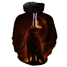 Load image into Gallery viewer, 3D Wolf Hoodie Collection V14