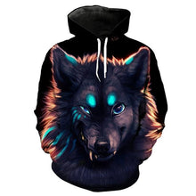 Load image into Gallery viewer, 3D Wolf Hoodie Collection V14