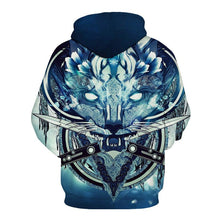 Load image into Gallery viewer, 3D Wolf Hoodie Collection V14