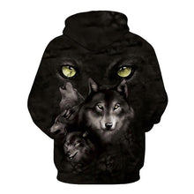 Load image into Gallery viewer, 3D Wolf Hoodie Collection V14