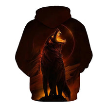 Load image into Gallery viewer, 3D Wolf Hoodie Collection V14