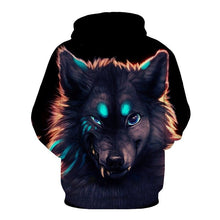 Load image into Gallery viewer, 3D Wolf Hoodie Collection V14