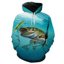 Load image into Gallery viewer, 3D Fish Hoodie Collection V2