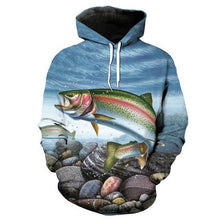 Load image into Gallery viewer, 3D Fish Hoodie Collection V2