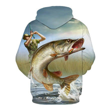 Load image into Gallery viewer, 3D Fish Hoodie Collection V2