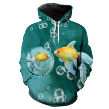 Load image into Gallery viewer, 3D Fish Hoodie Collection V3