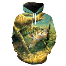Load image into Gallery viewer, 3D Fish Hoodie Collection V3