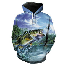 Load image into Gallery viewer, 3D Fish Hoodie Collection V3