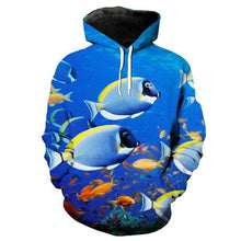 Load image into Gallery viewer, 3D Fish Hoodie Collection V5