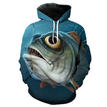 Load image into Gallery viewer, 3D Fish Hoodie Collection V5