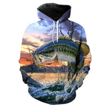 Load image into Gallery viewer, 3D Fish Hoodie Collection V6