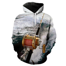 Load image into Gallery viewer, 3D Fish Hoodie Collection V6