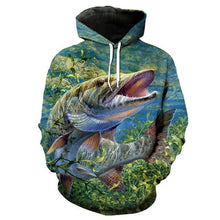 Load image into Gallery viewer, 3D Fish Hoodie Collection V7
