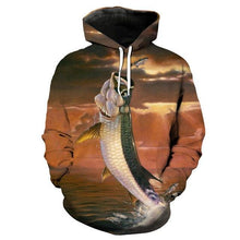 Load image into Gallery viewer, 3D Fish Hoodie Collection V11