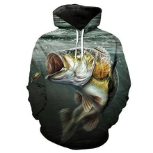 Load image into Gallery viewer, 3D Fish Hoodie Collection V12