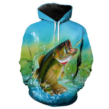 Load image into Gallery viewer, 3D Fish Hoodie Collection V12